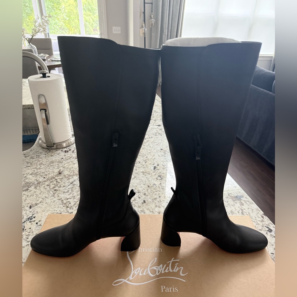 Brand New in Box - Christian Louboutin Jane Botta 55 Calfskin Stretch Boots